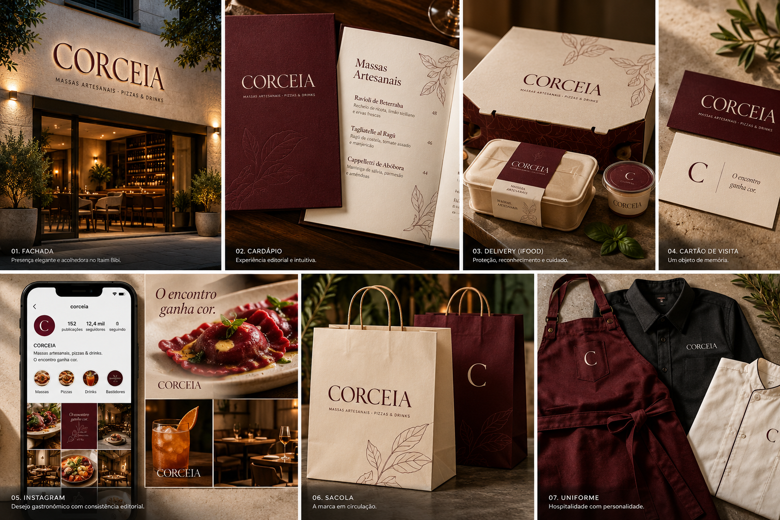 Corceia — Identidade visual