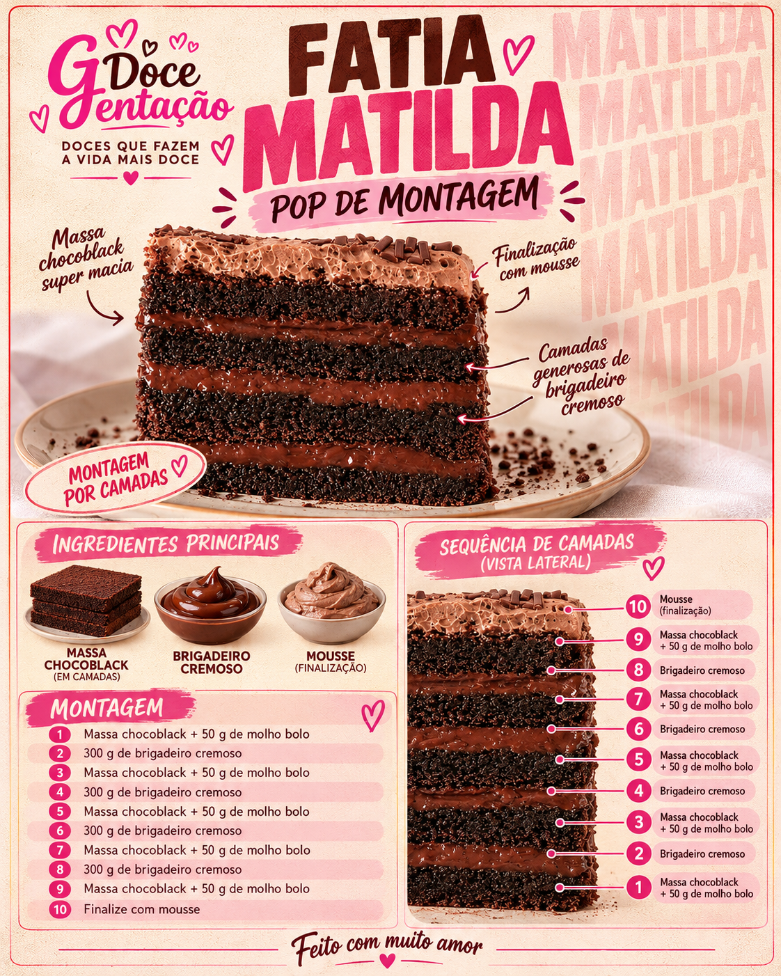 Fatia Matilda — POP de montagem
